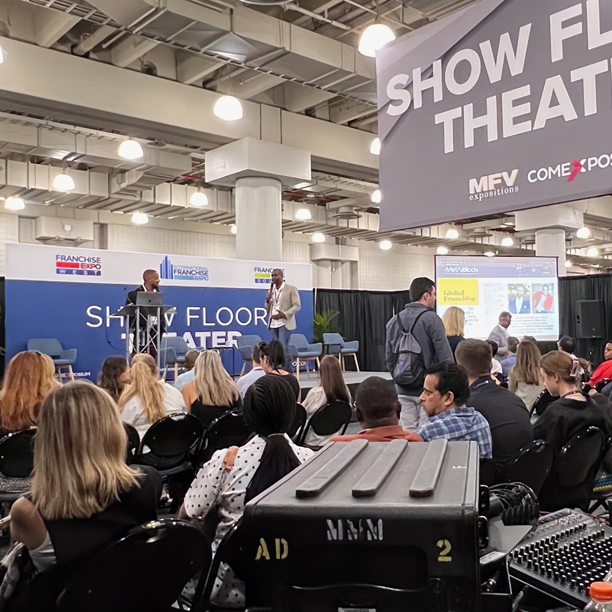 MetAiBlock on the floor at the International Franchise Expo